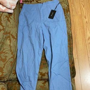 Blue flowy pants